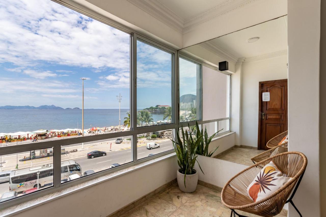 Sofisticado Em Copacabana - Vista Para Praia - A403 Z3 Apartman Rio de Janeiro Kültér fotó